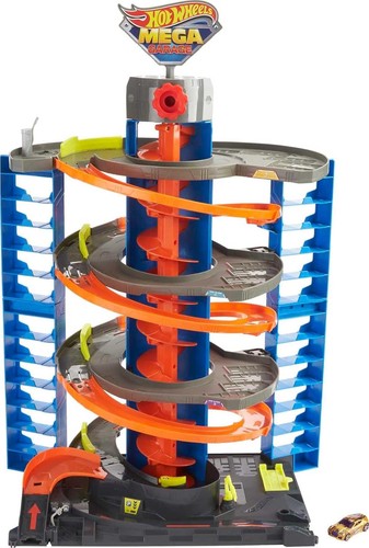 Hot wheels city mega - mega, garage