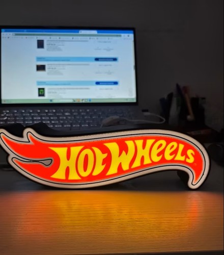 Lampada led hot wheels - lampada,